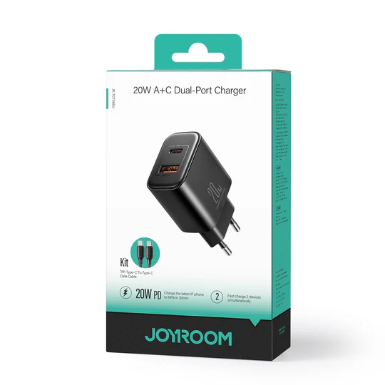 JOYROOM-CFG-JR-TCF05 DUAL-PORT FAST CHARGER