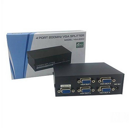 4 PORT 200MHZ VGA SPLITTER VGA-2004