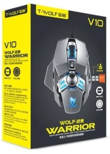 T-WOLF V10 WARRIOR RGB LIGHTENING MECHANICAL GAMING MOUSE